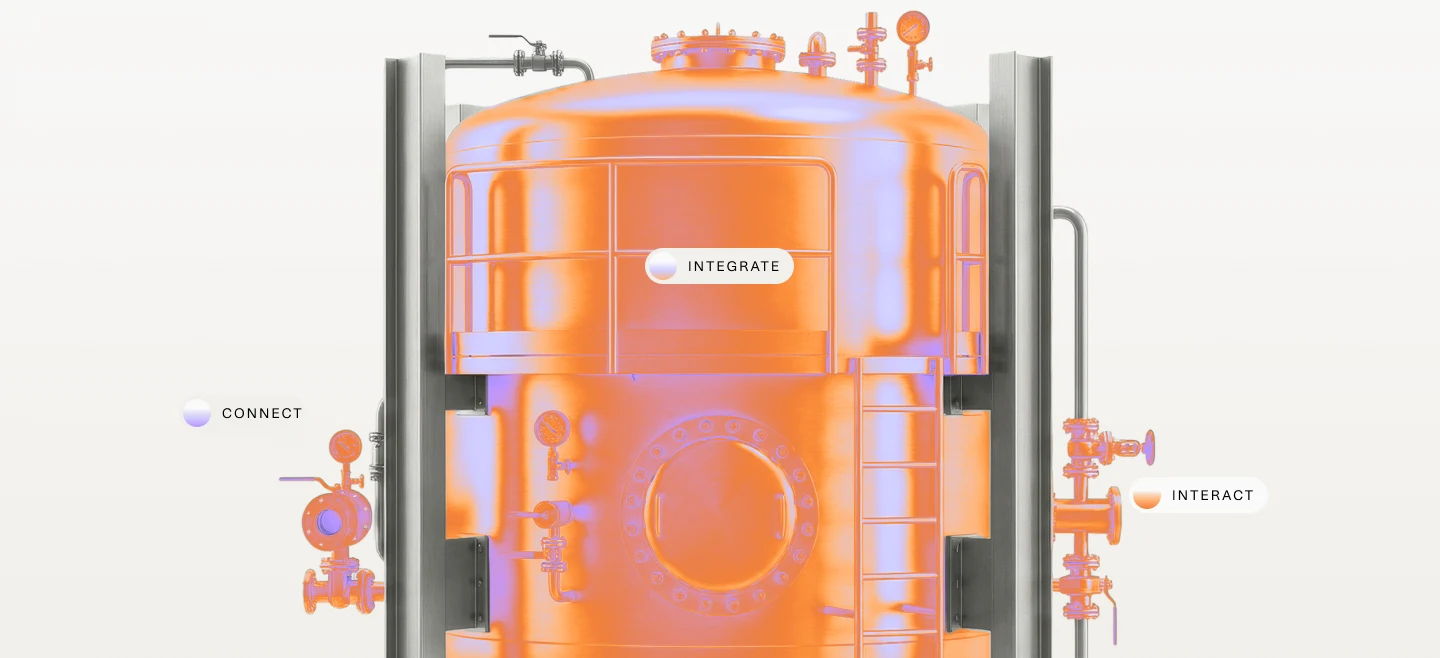 Brand Light — machine industrielle révélée par le dégradé Notom